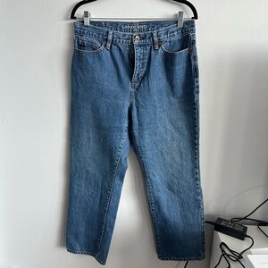Lands' End Women's Blue Ankle Jeans
